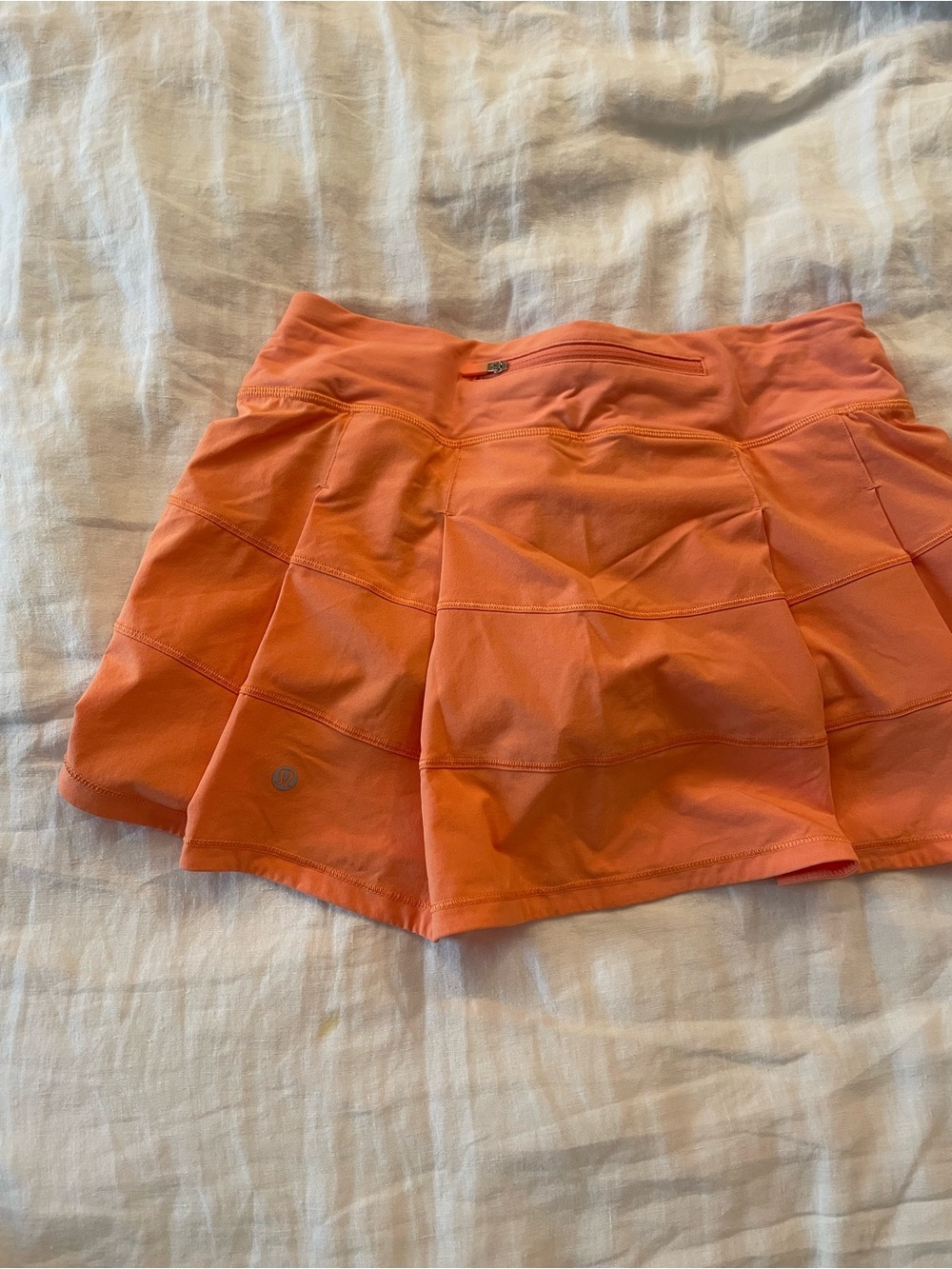 Lululemon Women’s Athletic Shorts Skirt - Orange